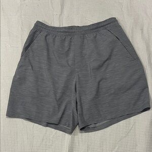 Men's luluemon Pace breaker linerless Gray Shorts
